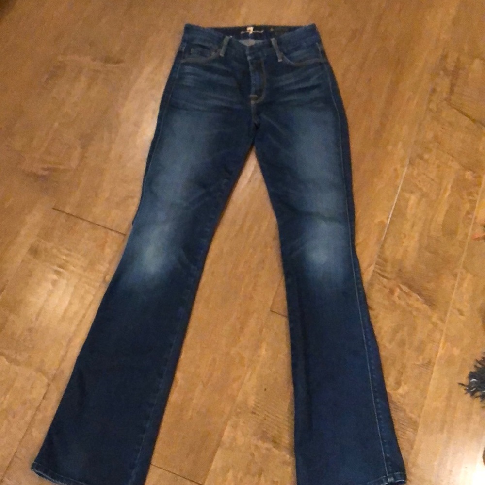 7 for all mankind skinny bootcut size 24 like new